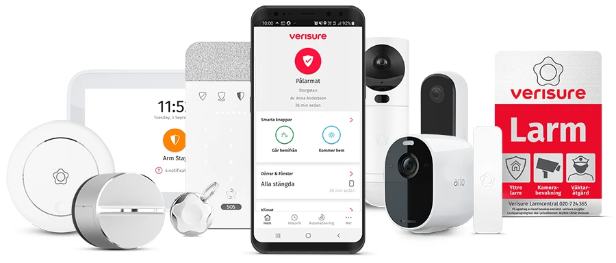 Verisure hemlarm - anpassat larm till rätt pris